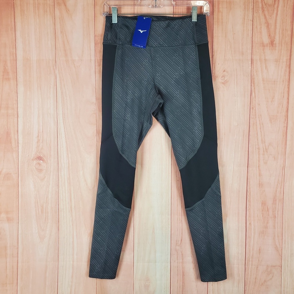 Mizuno Performance Leggings Womens S Black April Ross Impulse Stretch